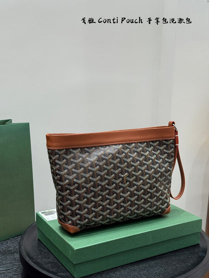 Goyard Conti Pouch Clutch Bag
