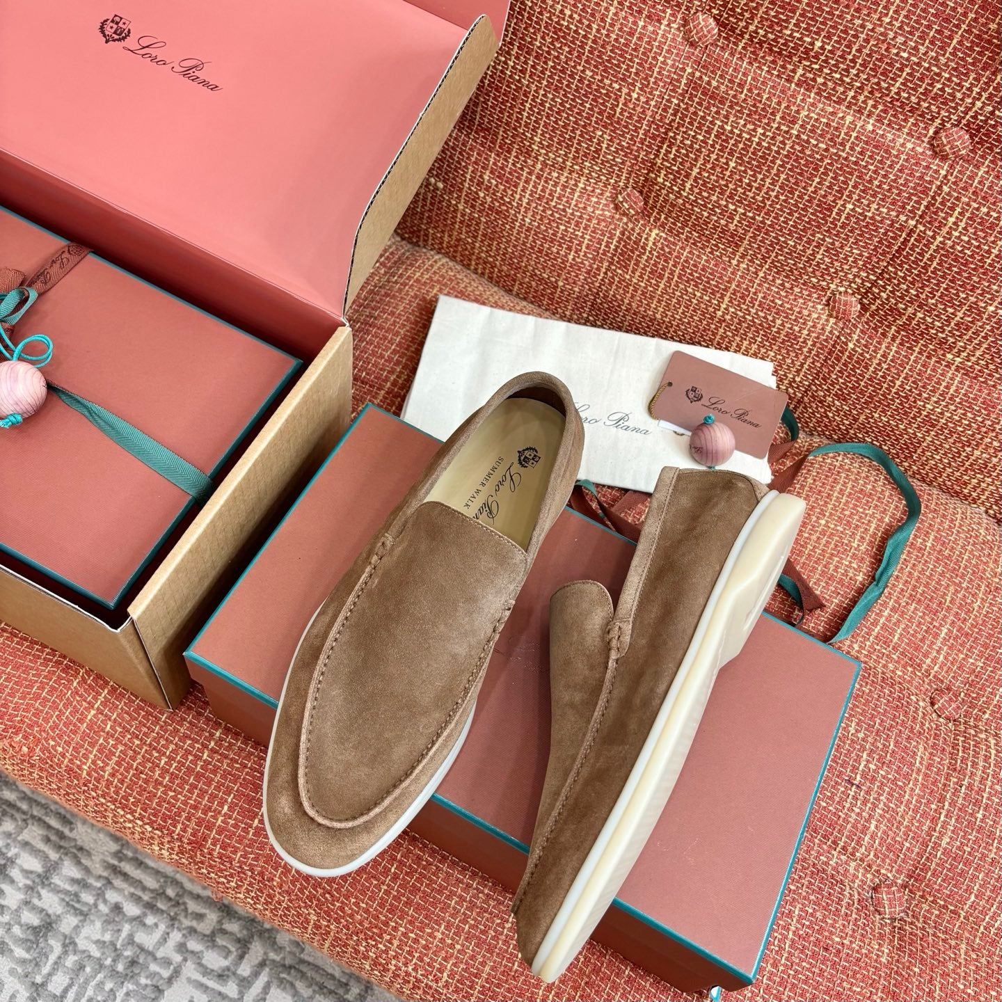 Loro Piana Suede Loafers