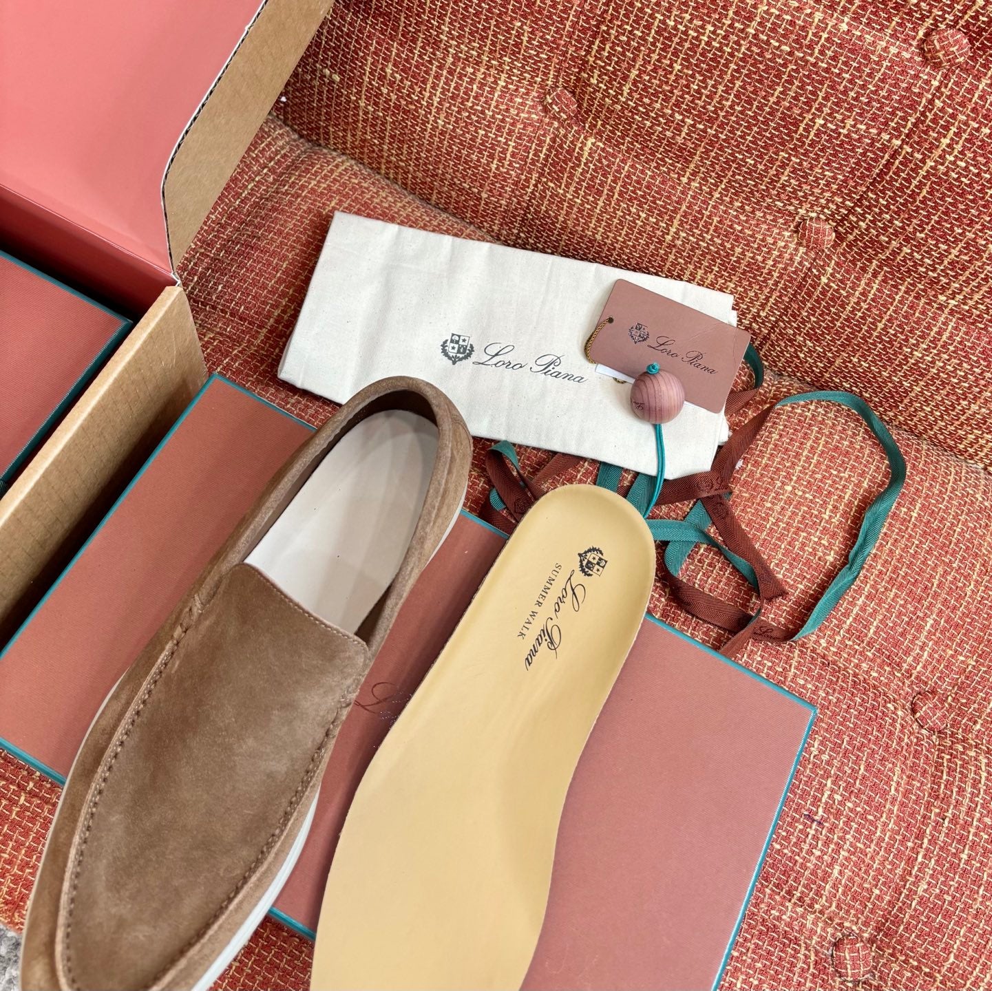 Loro Piana Suede Loafers
