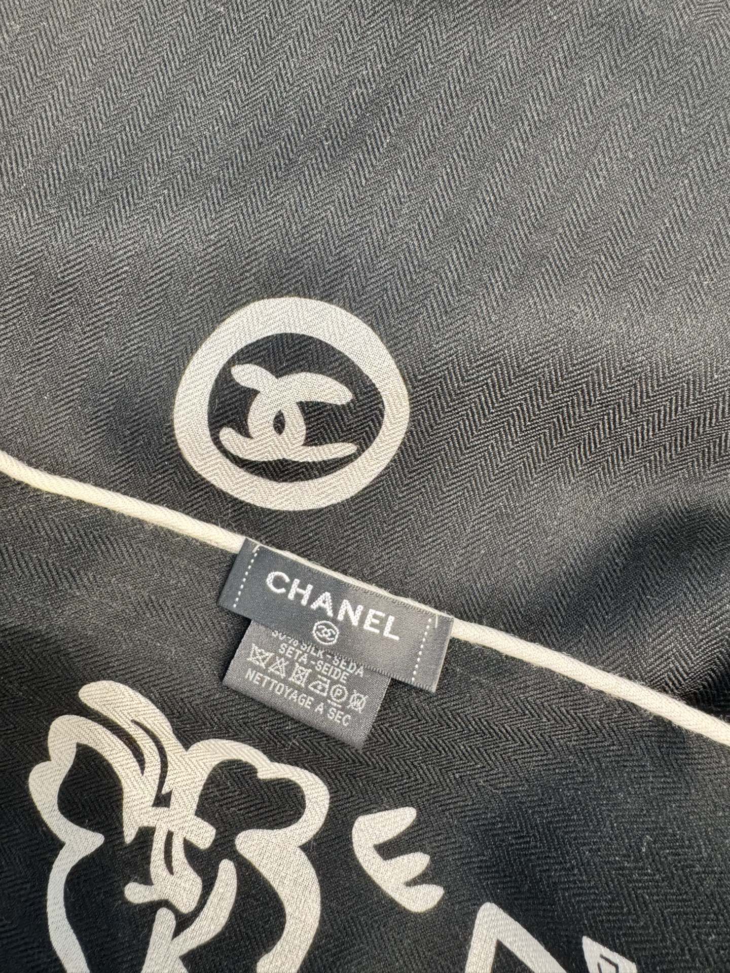 Chanel Silk Cashmere Square Scarf – 2025 Autumn Collection