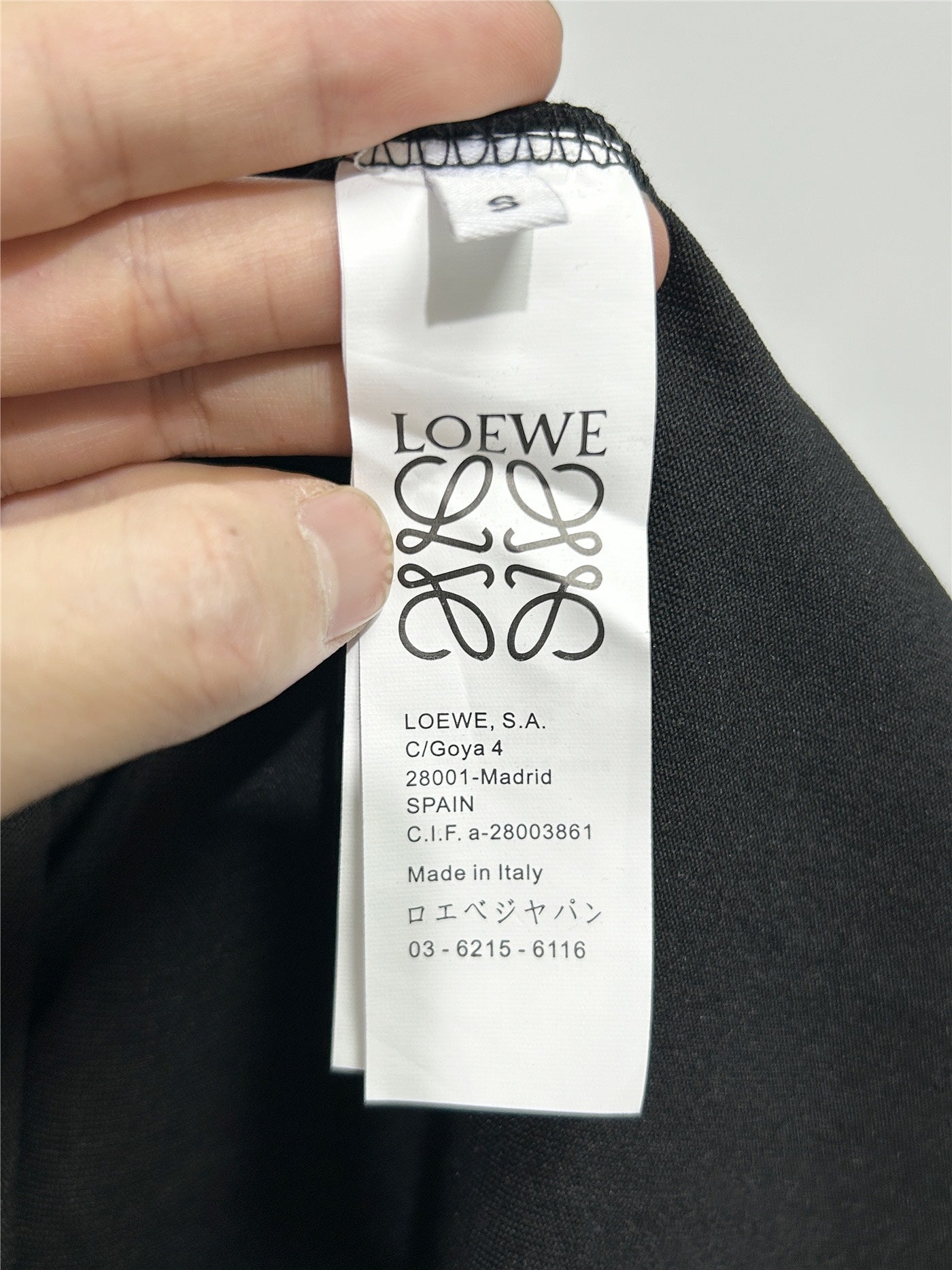 Loewe Pocket Embroidery Logo T-Shirt – 2025 Spring/Summer Collection