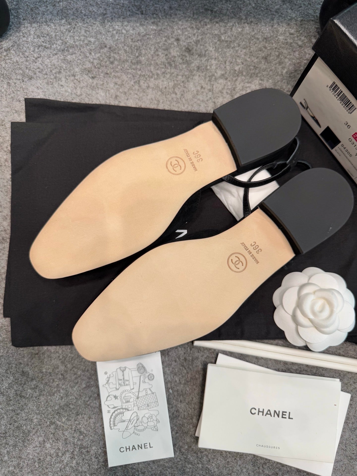Chanel Suede Slingback Heels