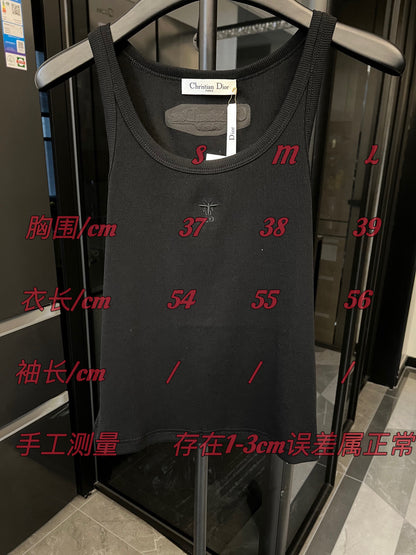 Dior Bee Embroidery Knit Tank Top – 25SS
