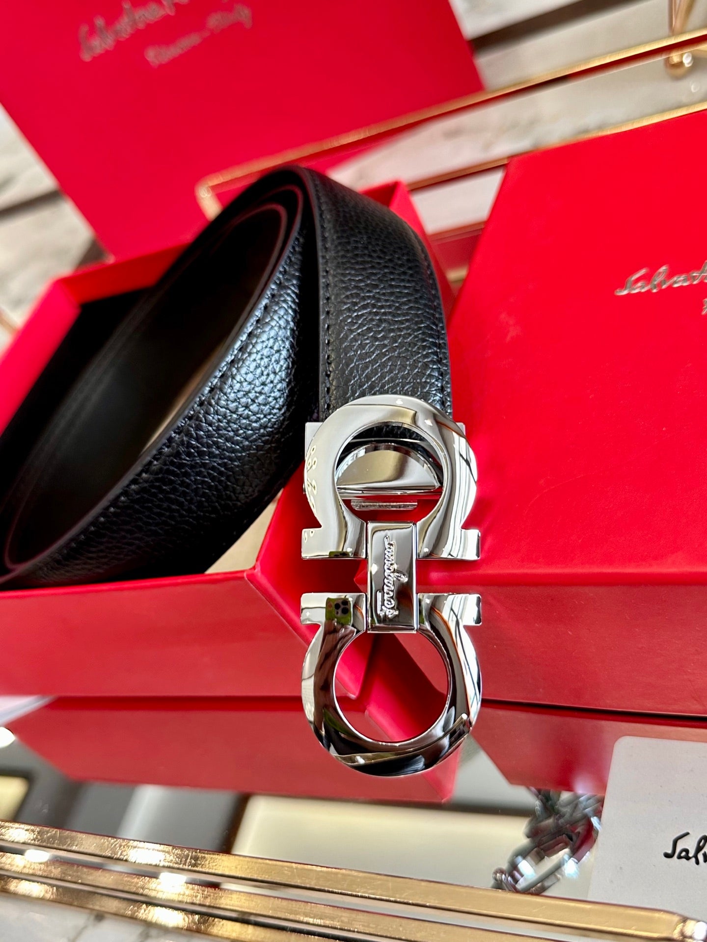 Ferragamo Leather Belt