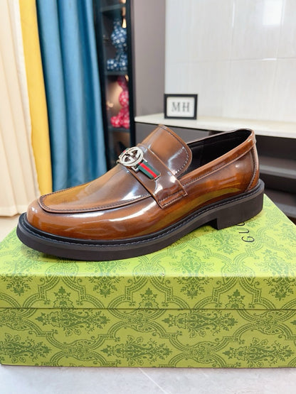 Gucci Men's Formal Leather Shoes – New Collection