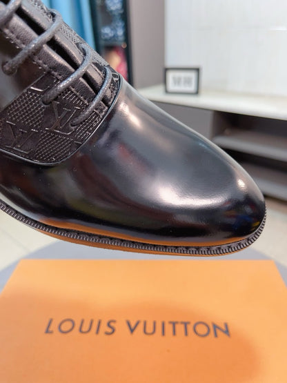 Louis Vuitton Men's Business Casual Leather Shoes