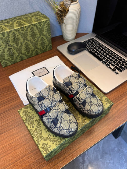 Gucci Kids Sheepskin-Lined Sneakers
