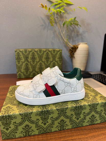 Gucci Kids Sheepskin-Lined Sneakers