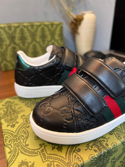 Gucci Kids Sheepskin-Lined Sneakers