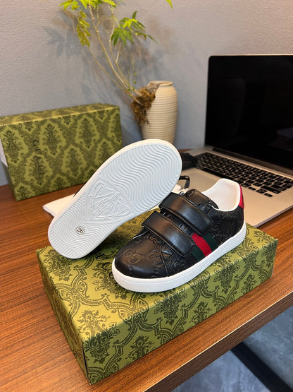 Gucci Kids Sheepskin-Lined Sneakers
