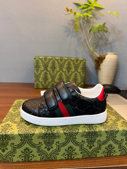 Gucci Kids Sheepskin-Lined Sneakers