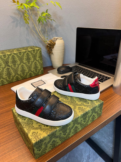 Gucci Kids Sheepskin-Lined Sneakers