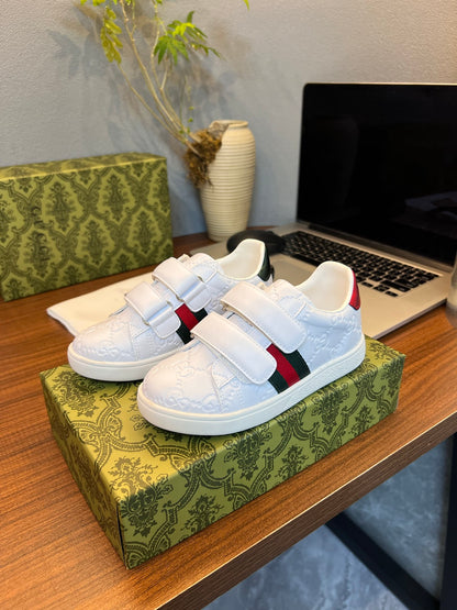 Gucci Kids Sheepskin-Lined Sneakers