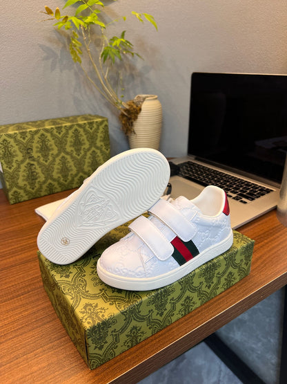 Gucci Kids Sheepskin-Lined Sneakers