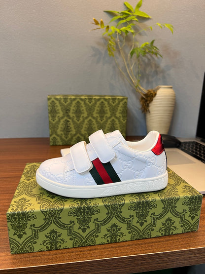 Gucci Kids Sheepskin-Lined Sneakers
