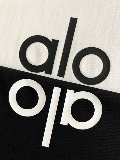 Alo Yoga Double-Yarn Cotton T-Shirt – 25SS Collection