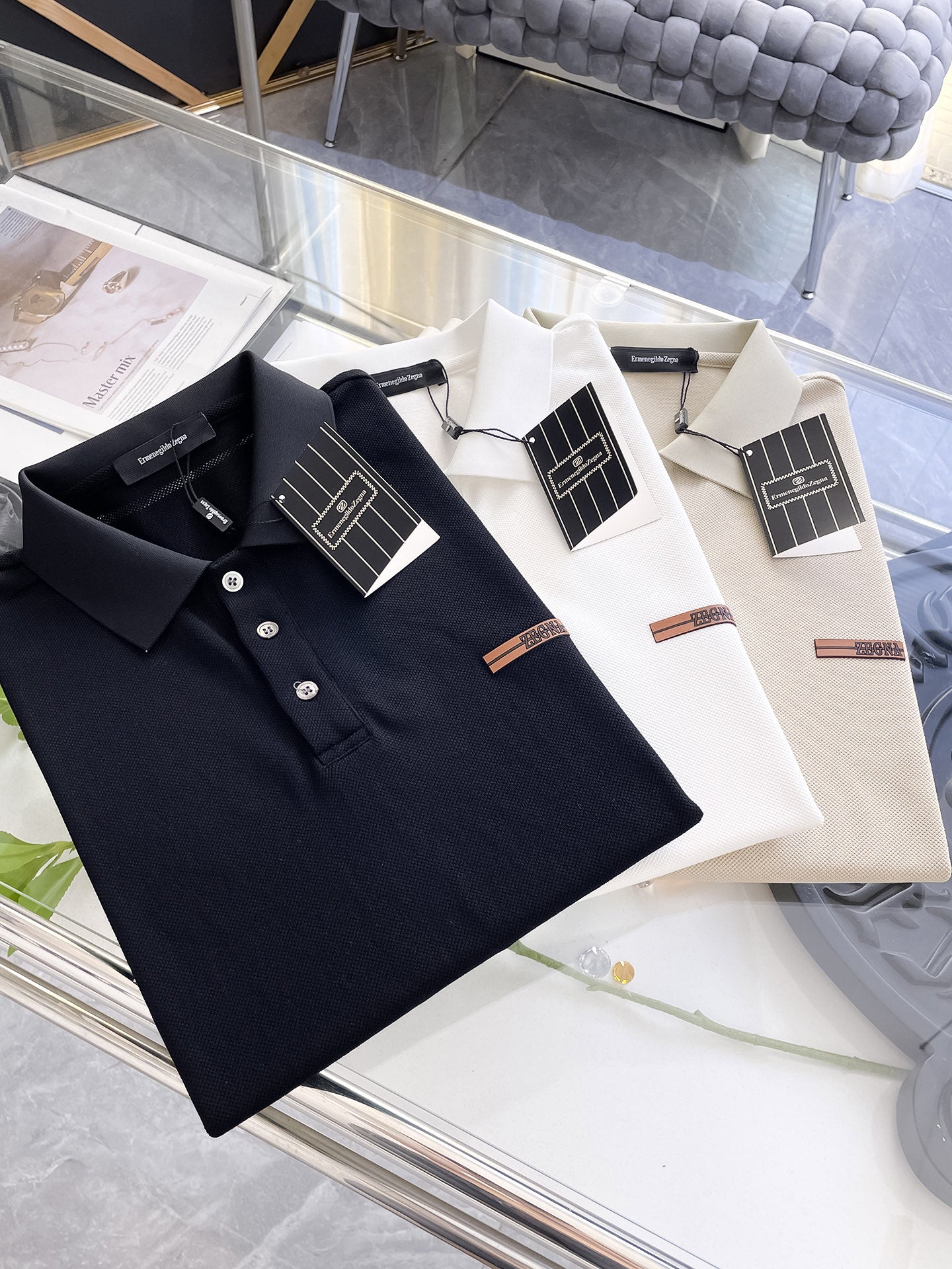 Zegna Minimalist Piqué Polo Shirt – 2026 Spring/Summer Collection