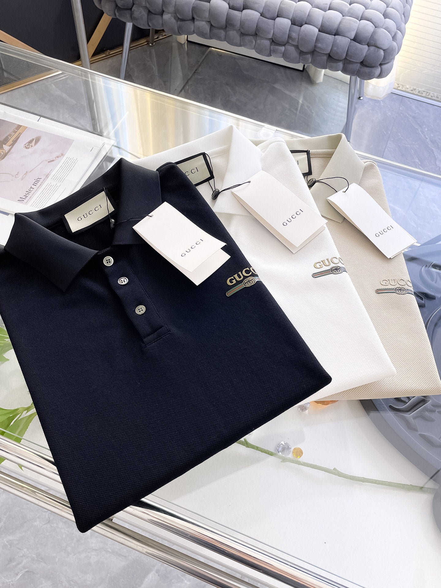 Gucci Minimalist Piqué Polo Shirt – 2026SS