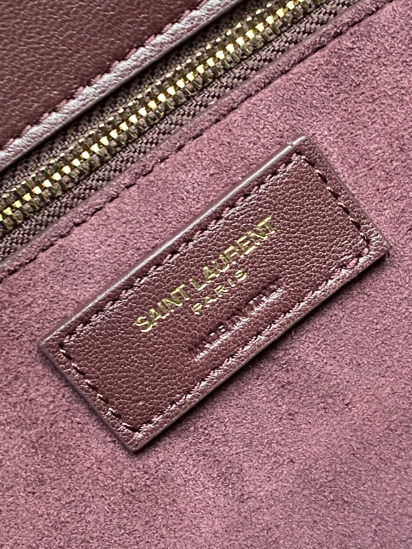 Saint Laurent Solferino Box Leather Crossbody Bag