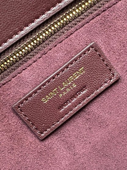 Saint Laurent Solferino Box Leather Crossbody Bag