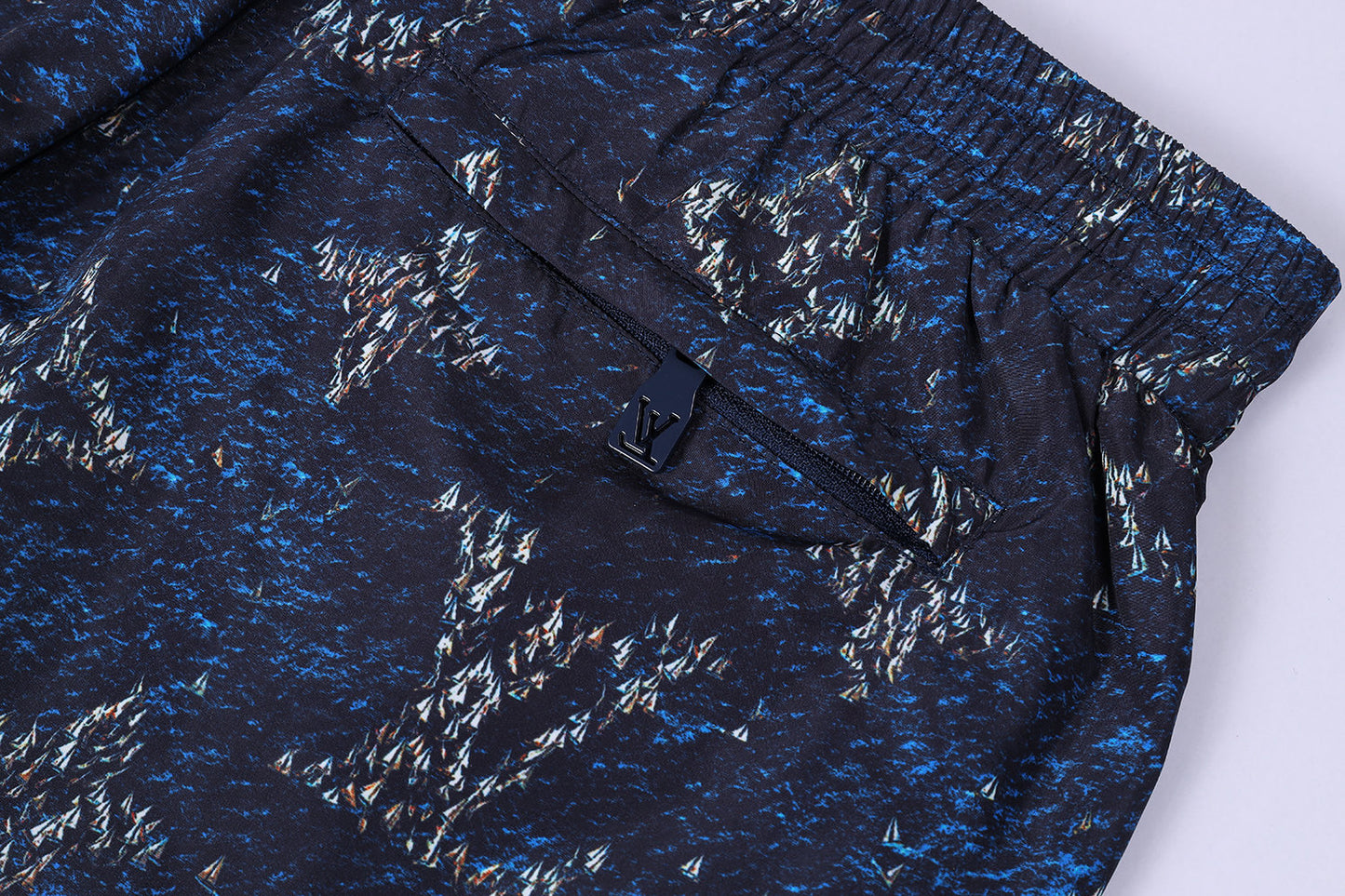 Louis Vuitton Monogram Print Beach Drawstring Shorts – 25SS