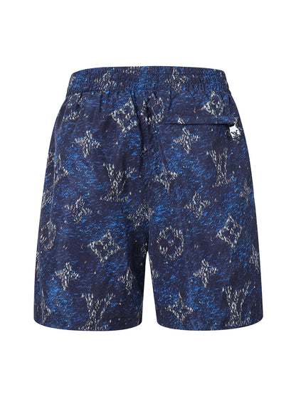 Louis Vuitton Monogram Print Beach Drawstring Shorts – 25SS