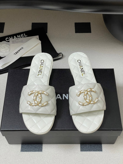 Chanel Quilted Chain Flat Sandals – Spring/Summer Collection