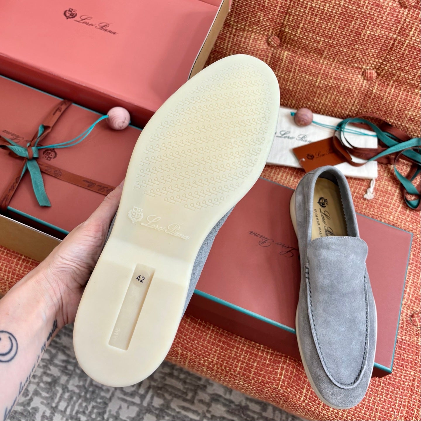Loro Piana Suede Loafers