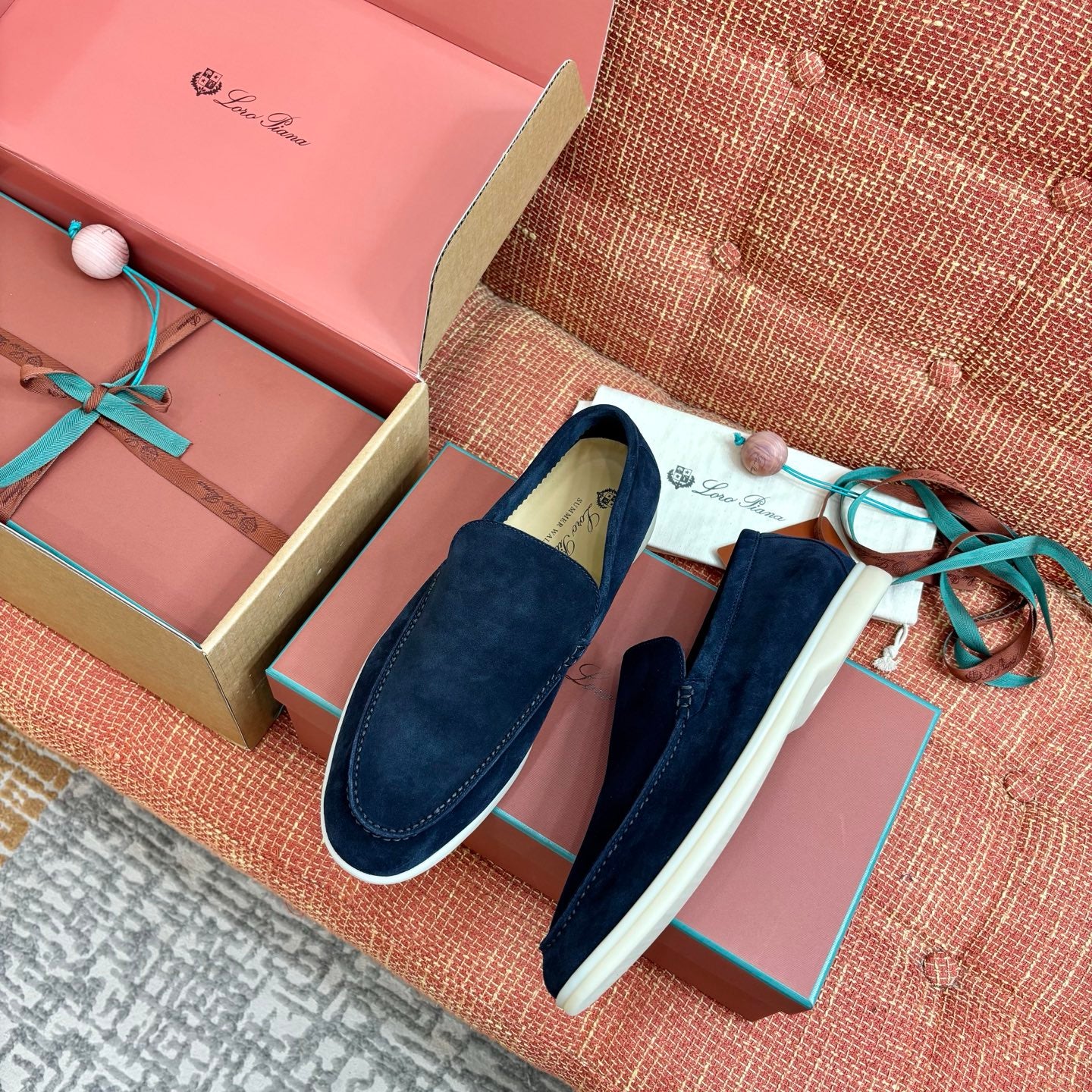 Loro Piana Suede Loafers