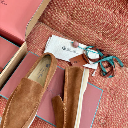 Loro Piana Suede Loafers