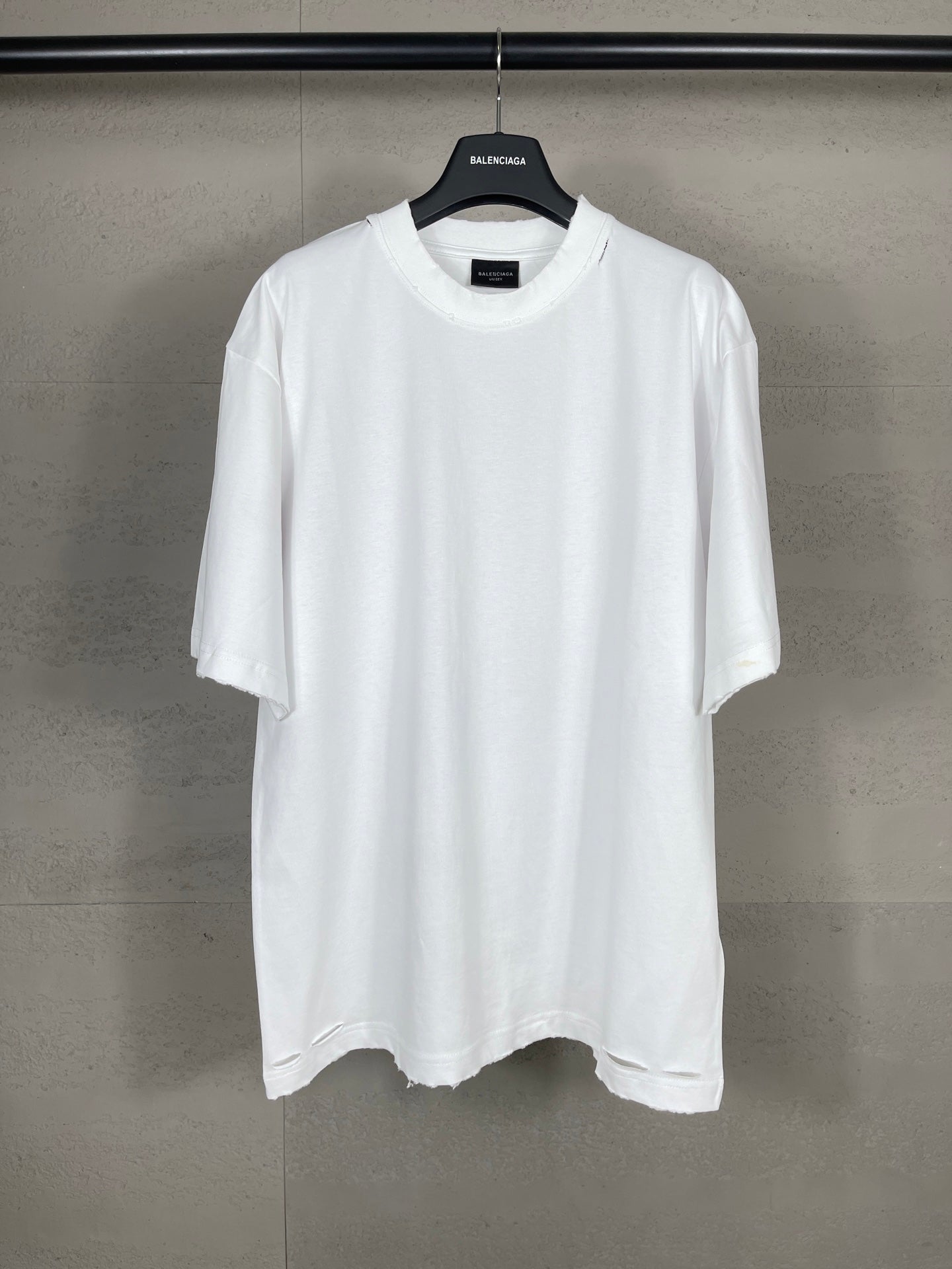 Balenciaga Paris Art Print Distressed T-Shirt – 25SS