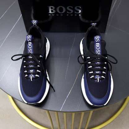 Boss Men's Knit Sneakers