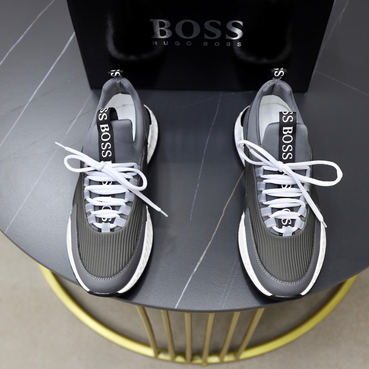 Boss Men's Knit Sneakers