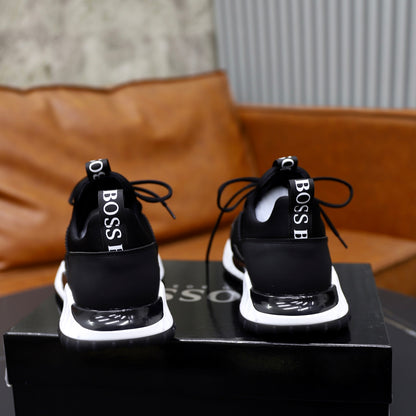 Boss Men's Knit Sport Sneakers