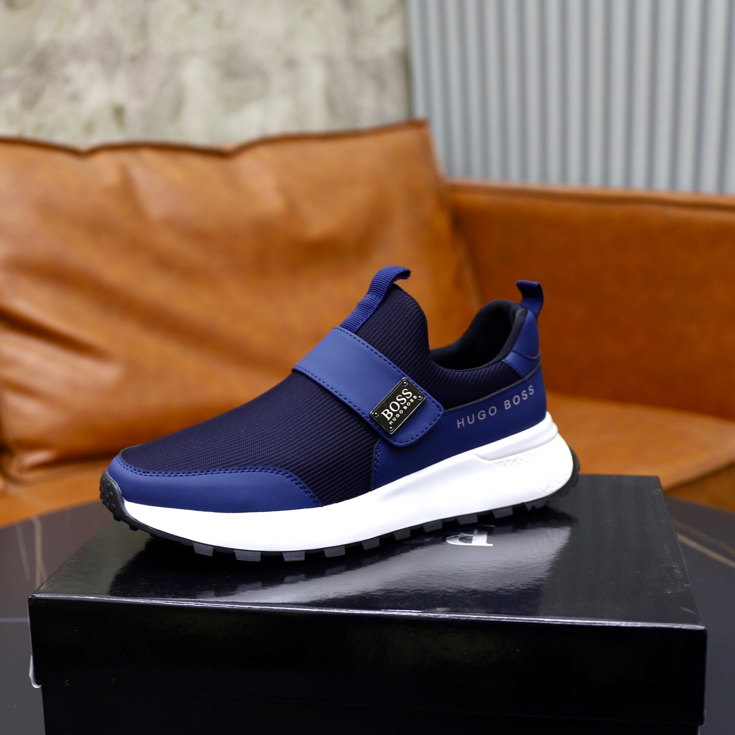 Boss Men's Knit Sneakers