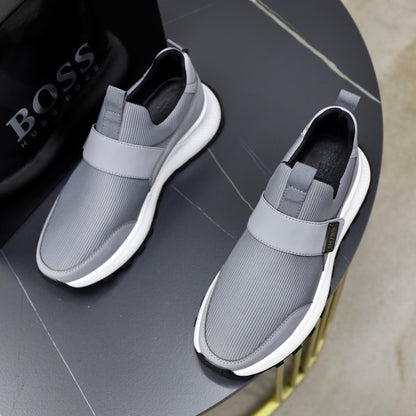 Boss Men's Knit Sport Sneakers