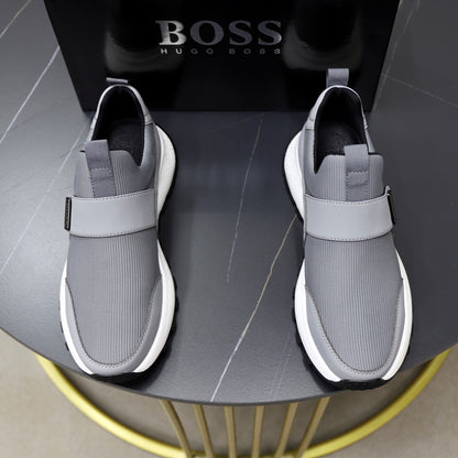 Boss Men's Knit Sport Sneakers