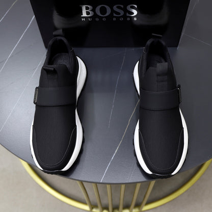 Boss Men's Knit Sport Sneakers