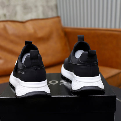 Boss Men's Knit Sport Sneakers