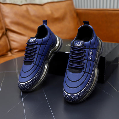 Boss Men's Knit Casual Sneakers