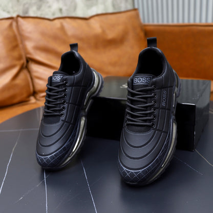 Boss Men's Knit Casual Sneakers