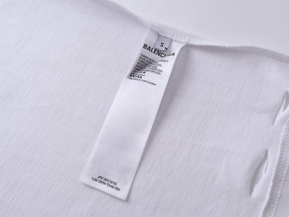 Balenciaga Paris Art Print Distressed T-Shirt – 25SS
