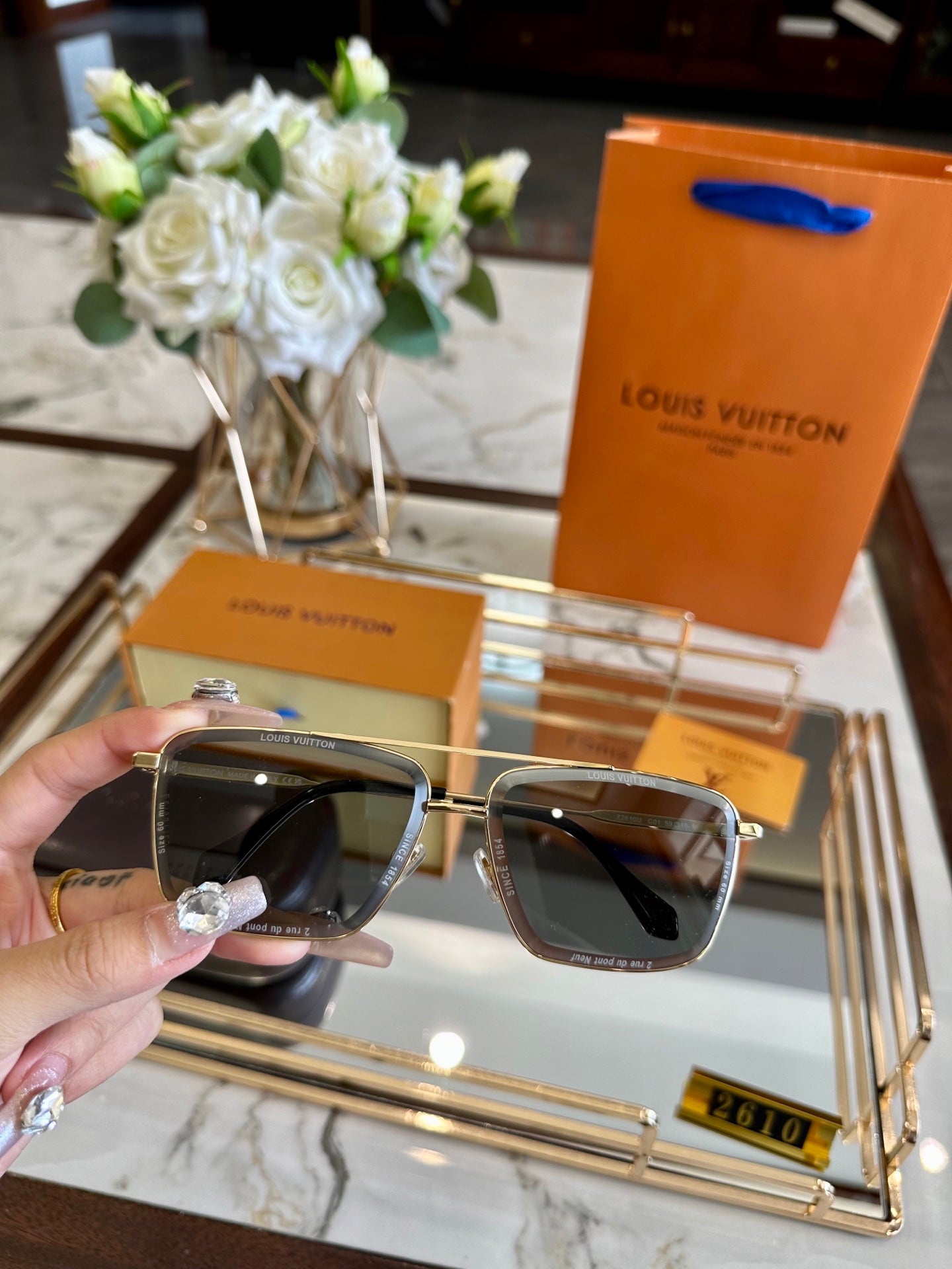 Louis Vuitton Polarized Acetate Sunglasses