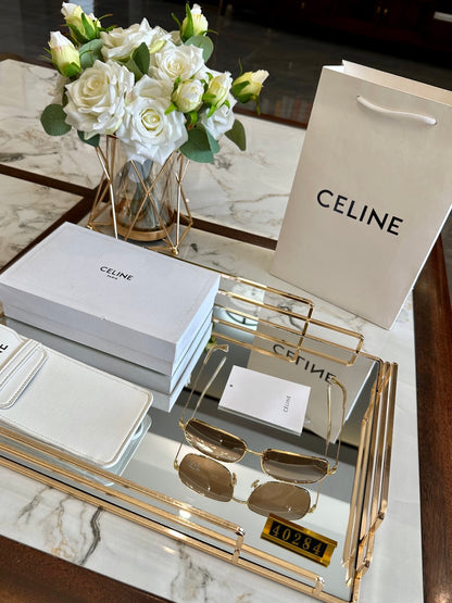 Celine Polarized Acetate Sunglasses