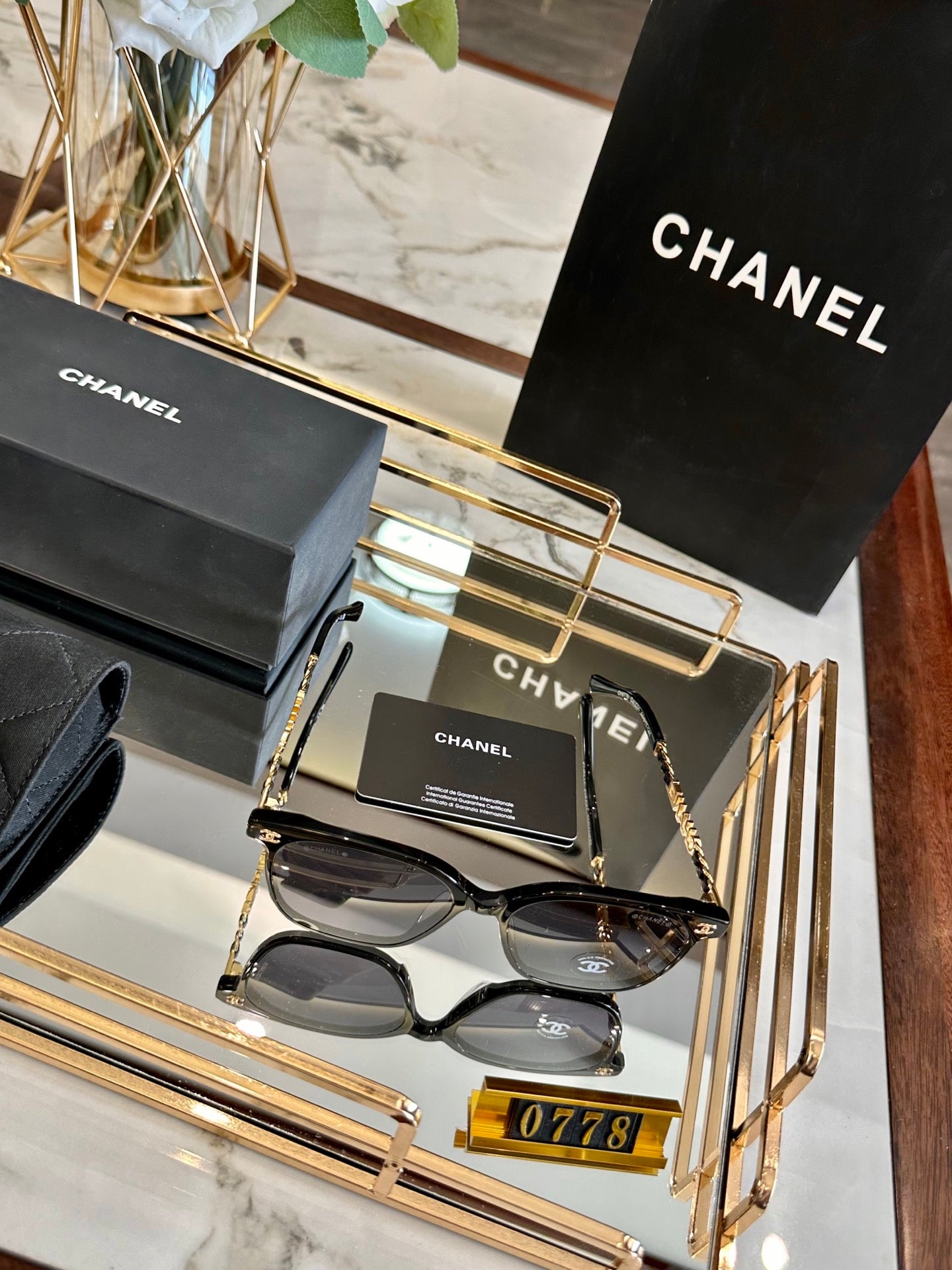 Chanel Polarized Acetate Sunglasses