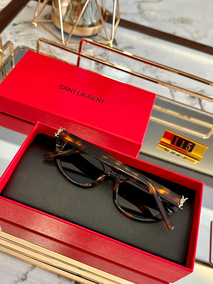 Saint Laurent Acetate Polarized Sunglasses
