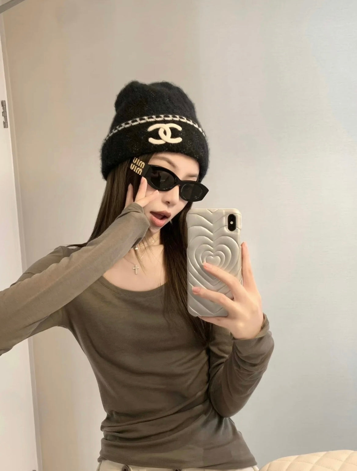 Miu Miu Acetate Cat-Eye Sunglasses
