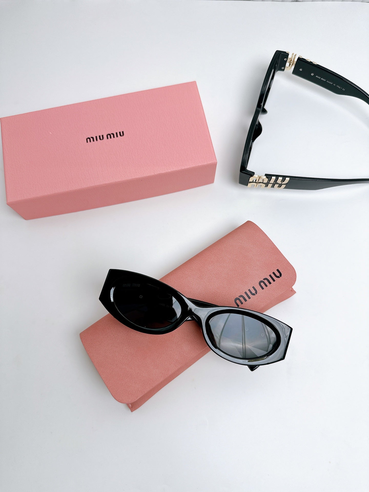 Miu Miu Acetate Cat-Eye Sunglasses
