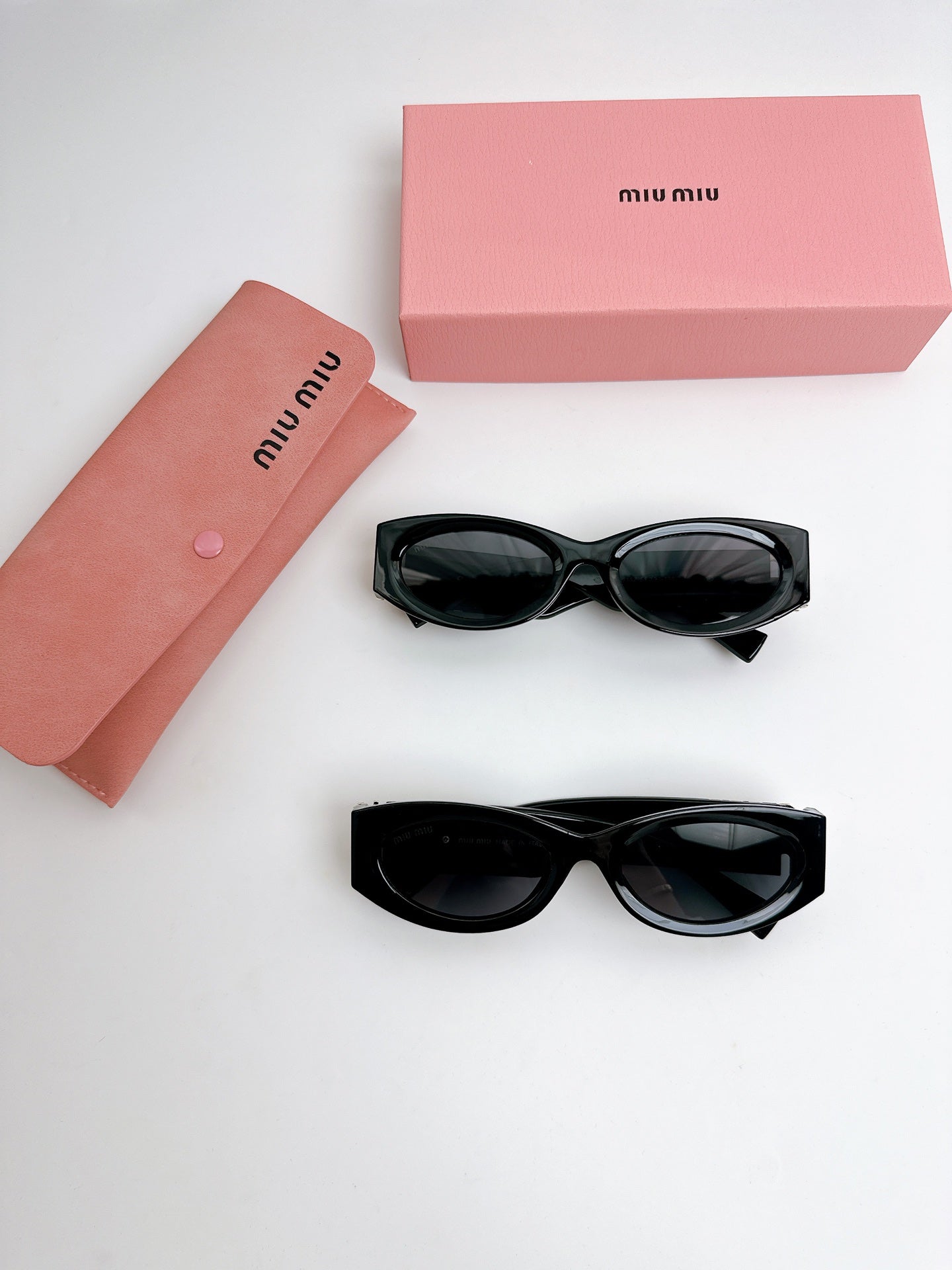 Miu Miu Acetate Cat-Eye Sunglasses