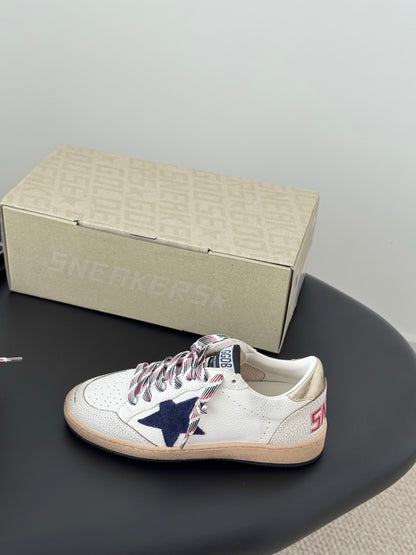 Golden Goose Distressed Graffiti Sneakers